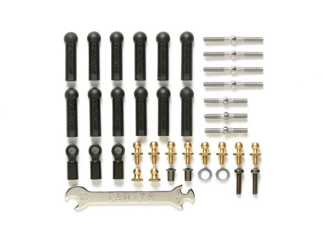 Tamiya 54539 TT-02B Full Turnbuckle Set, (Neo Scorcher/Dual Ridge/Plasma Edge 2)