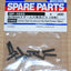 Tamiya 51633 3x16mm Steel Countersunk Hex Head Screws (10 Pcs.) (TRF/TB Evo) NIP