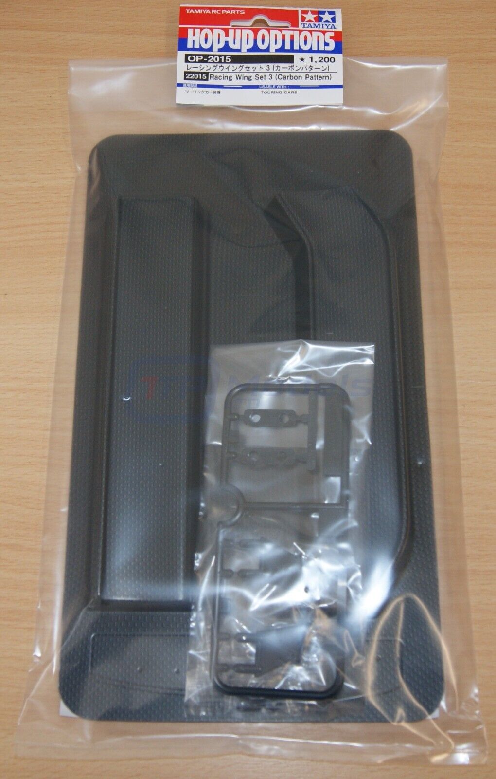 Tamiya 22015 Racing Wing Set 3 (Carbon Pattern) (TT01/TT02/TA08/TB05/T ...
