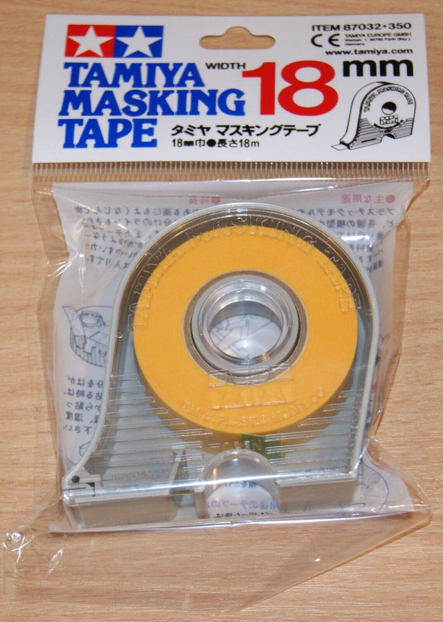 Tamiya 87032 Masking Tape 18mm Width, 18m Length, for RC Body Shells, NIP