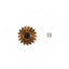 Tamiya 54768 06 Module Hard Coated Aluminum Pinion Gear (17T), (TT02), NIP