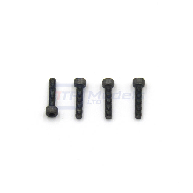 Tamiya 7684135/17684135 Cylinder Head Screws (4 Pcs.), FS12SW/TGM03/TGS/TNS, NEW