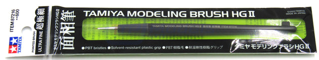 Tamiya 87216 Modelling HG II Pointed Brush (Ultra Fine), for RC & Plastic Kits