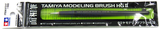 Tamiya 87217 Modelling HG II Pointed Brush (Extra Fine), for RC & Plastic Kits