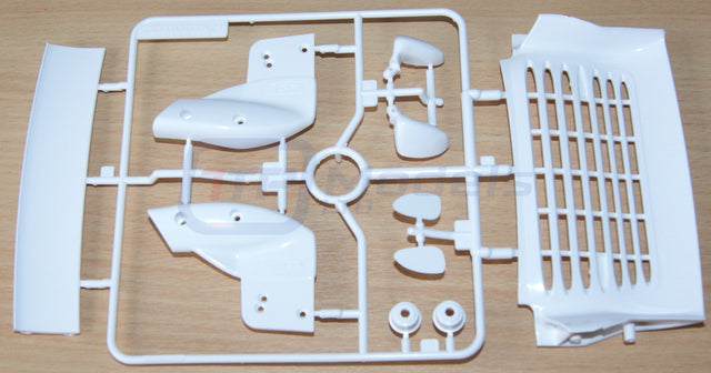 Tamiya 47321 Porsche 911 GT2 Racing/TA02SW, 9004371/19004371 H Parts (Rear Wing & Mirrors)