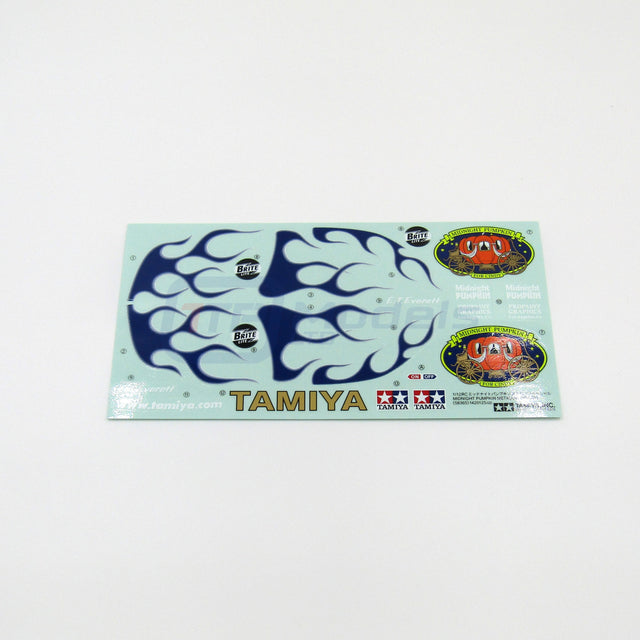 Tamiya 58547 Midnight Pumpkin/Black/CW01, 9400378/19400378, Decals/Stickers, NEW