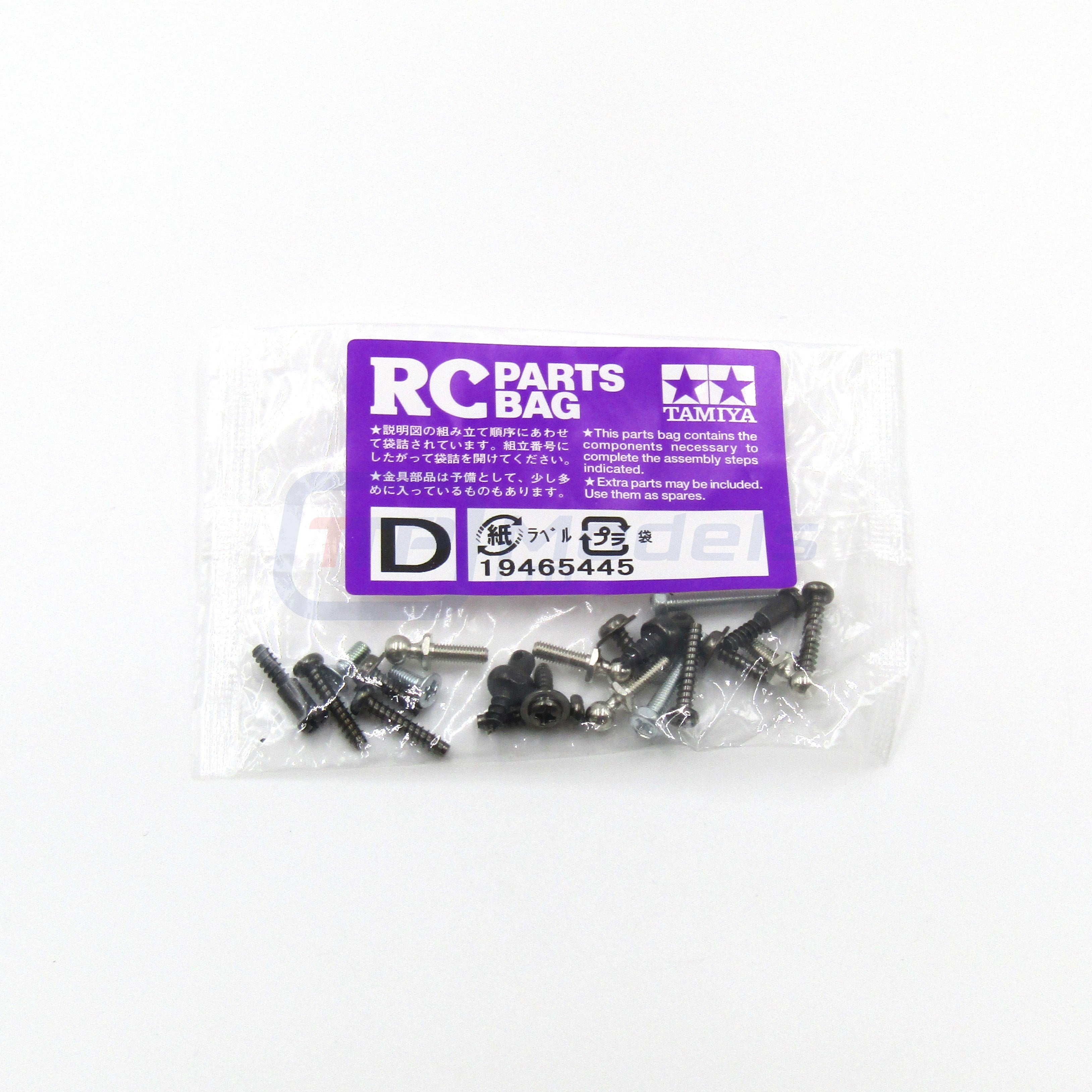 Tamiya 56301 King Hauler Metallic Black 9465445 19465445 Screw Bag D NIP