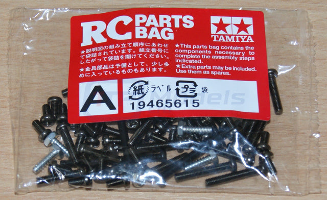 Tamiya 56314 Knight Hauler/Black, 9465615/19465615 Screw Bag A, NIP