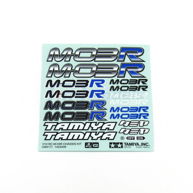 Tamiya 49417 M-03R Chassis Kit/M03R, 9494099/9494099 Decals/Stickers, NIP