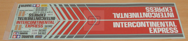 Tamiya 56302 Semi-Trailer, 9495168/19495168 Decals/Stickers, NIP