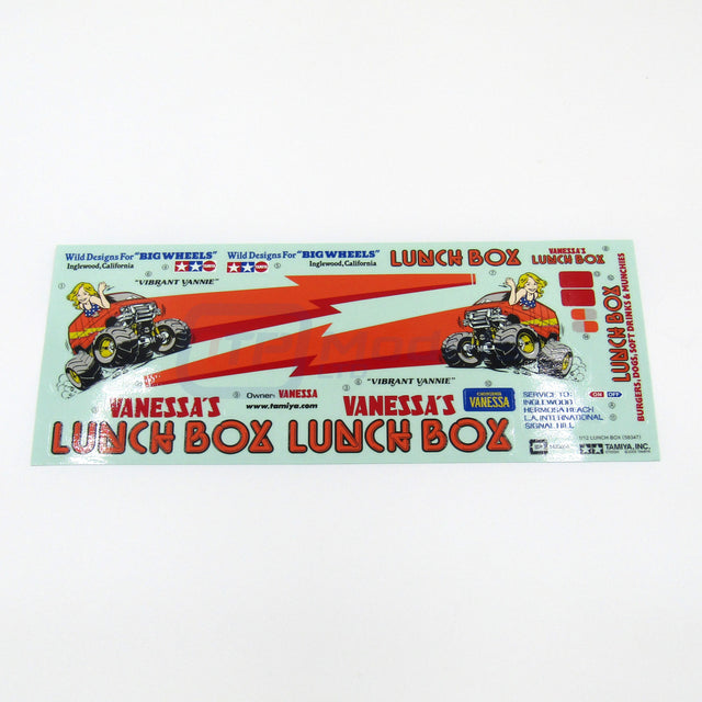 Tamiya 58347 Lunch Box (Re-Release)/Red/Gold, 9495470/19495470, Decals/Stickers