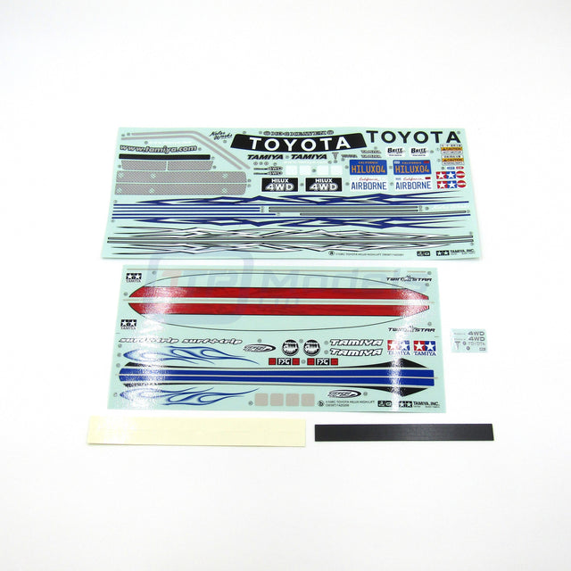 Tamiya 58397 Toyota Hilux High Lift/4x4-3SPD, 9495521/19495521 Decals/Stickers