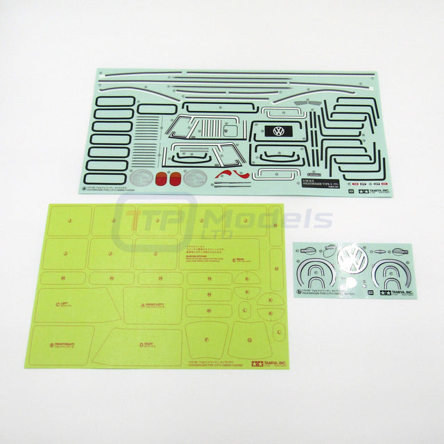 Tamiya 58668 Volkswagen Type 2 T1/M06, 9495965/19495965 Decals & Masking, NEW