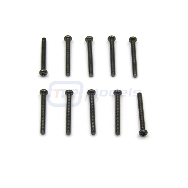 Tamiya 9804163/19804163 3x27mm Screw (10 Pcs.), (Trucks/XR311/FAV/Hotshot/MF01X)