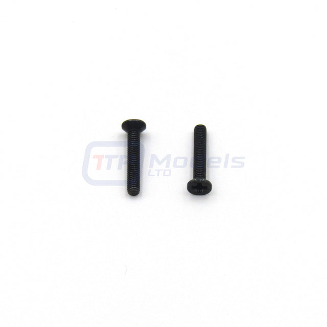 Tamiya 9804201/19804201/2020018 3x18mm Countersunk Head Screw (2 Pcs.), NEW