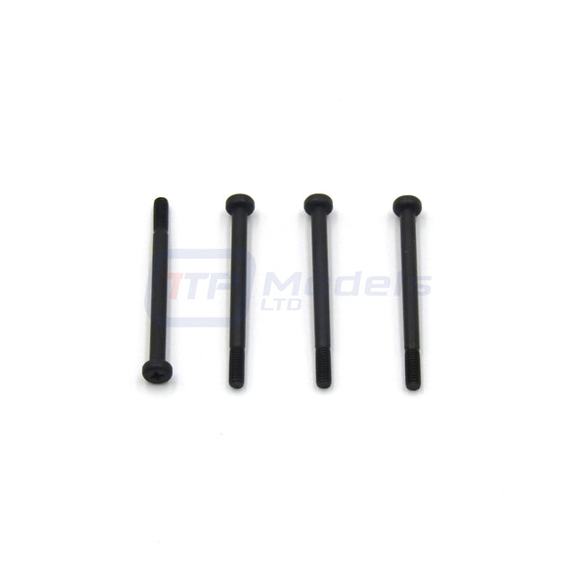 Tamiya 9804489/19804489 3x38mm Flat Head Screw (Damper Shafts, 4 Pcs.), NIP