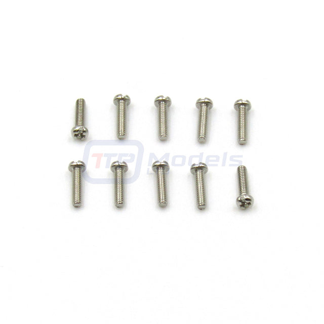 Tamiya 9805556/19805556 2x8mm Screw (10 Pcs.) (Grasshopper/Hornet/Sand Scorcher)