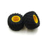 Tamiya 58205 Mad Bull/Madbull, 9805563/19805563 Rear Wheels & Tyres, NEW