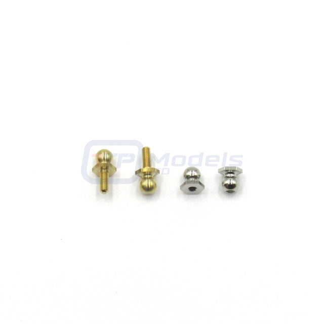 Tamiya 9805624/19805624 6mm Ball Connector & Ball Nut (2 Pcs.), CC01/Clod Buster