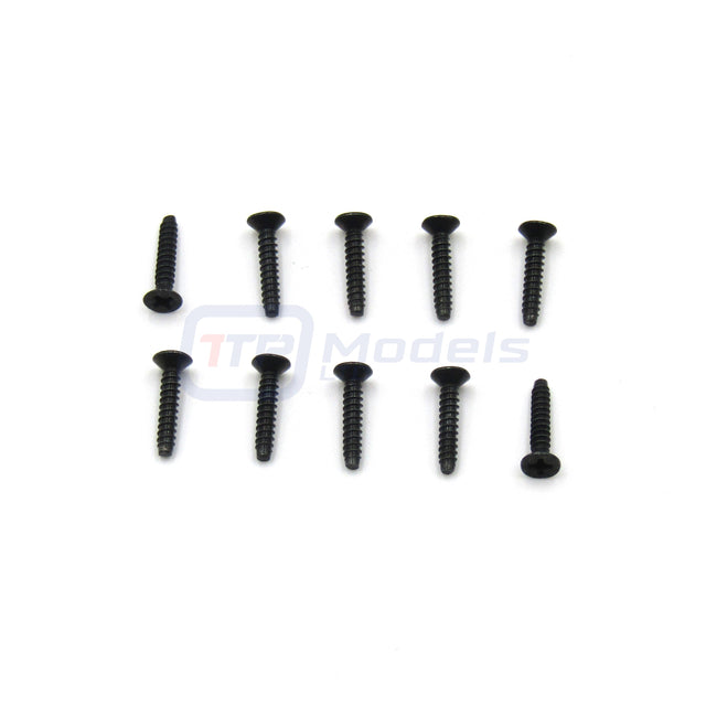 Tamiya 9805828/19805828 3x16mm Countersunk Tapping Screw (10 Pcs.), TA04/Group C