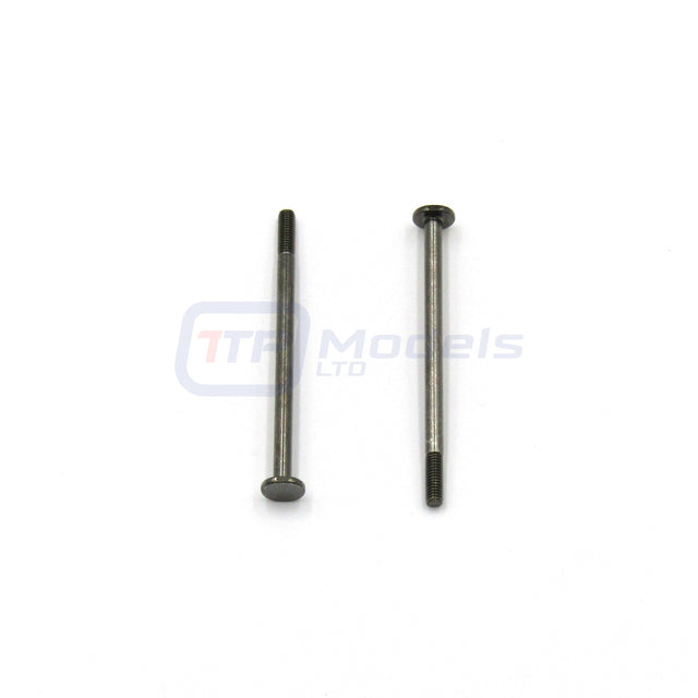 Tamiya 58288 Ferrari F2001/Williams FW24/F201, 9805844 Damper Shaft (Long, 2Pc)