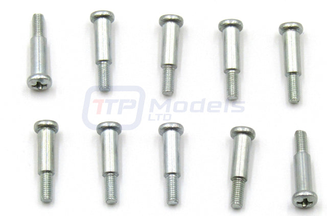 Tamiya 9808291/19808291 3x18mm Step Screw (10 Pcs.) (Scania/MAN/Actros/Hauler)