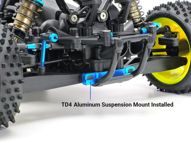 Tamiya 22038 TD4 Aluminum Rear Suspension Mount, (Super Avante/Astute TD2), NIP