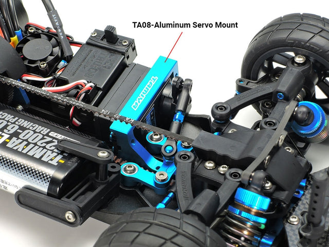 Tamiya 22004 TA08 Aluminum Servo Mount, (58693 TA-08 Pro Chassis Kit), NIP